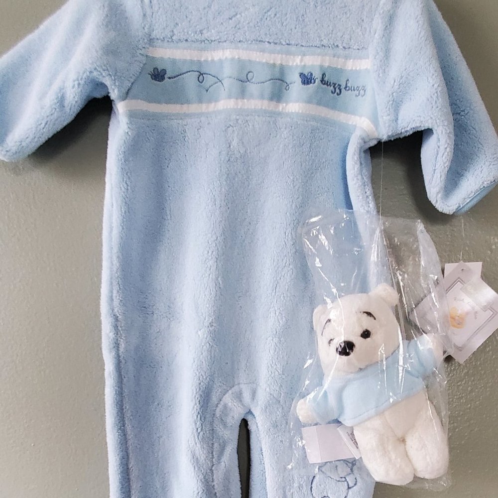 * Walt Disney Plush Winnie The Pooh One Piece with Plush Bear